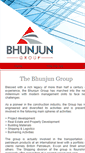 Mobile Screenshot of bhunjungroup.com